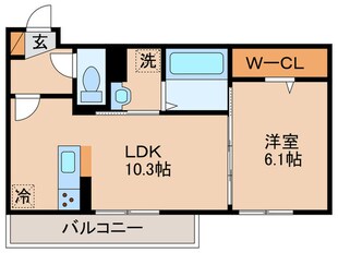 インヴィートの物件間取画像